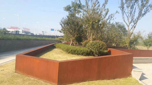 东澳镇耐候钢挡土墙